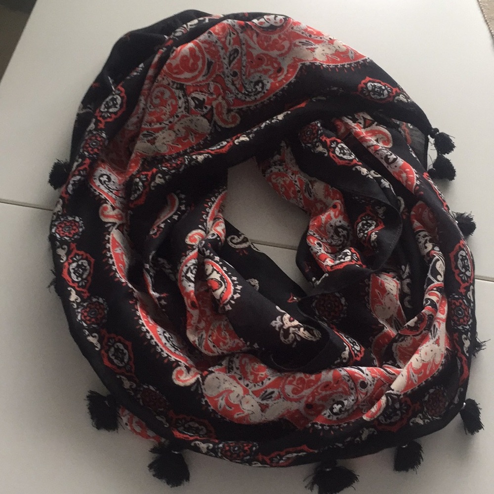 Chico’s Infinity Tassle Scarf